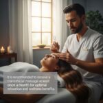 Con qué frecuencia se recomienda recibir un masaje craneofacial