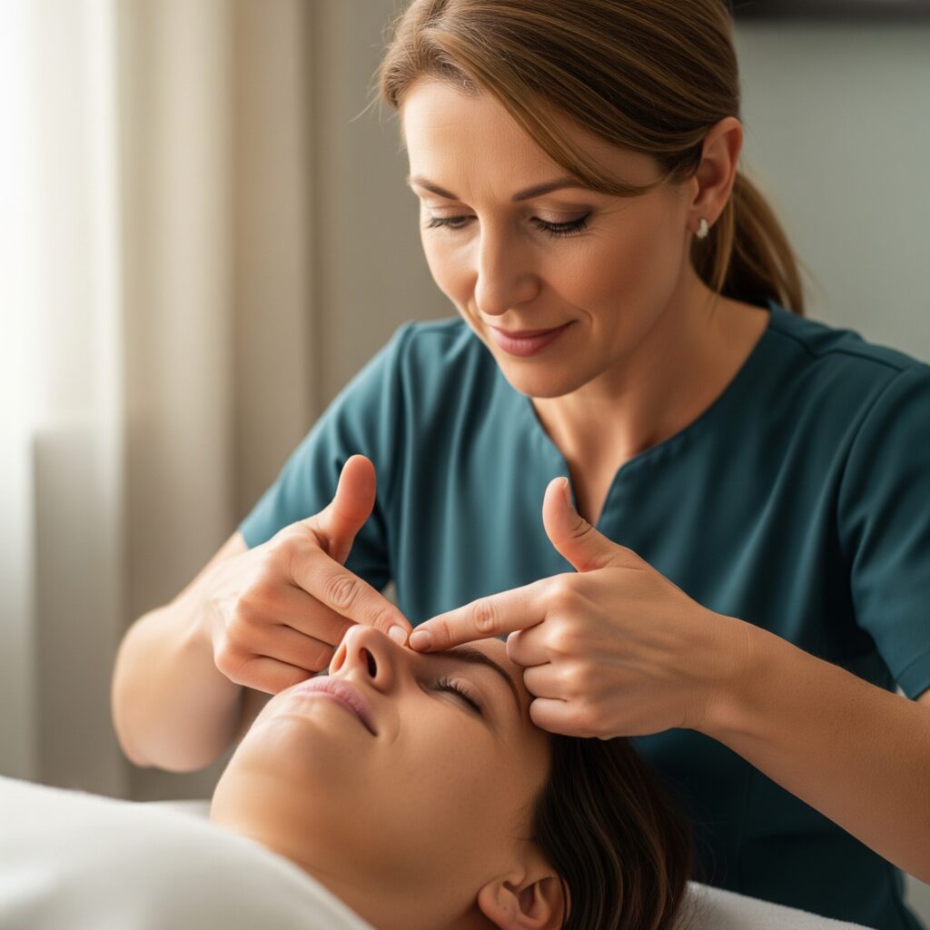Puede el masaje craneofacial ayudar con problemas de sinusitis
