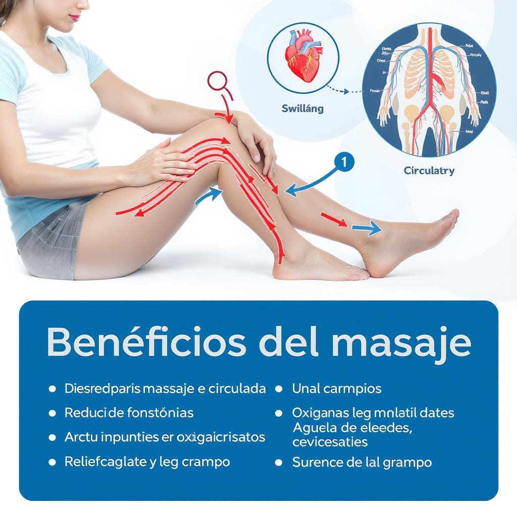 Qué beneficios tiene el masaje circulatorio para personas con problemas de circulación