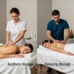 Qué diferencia hay entre un masaje estético y un masaje reductor