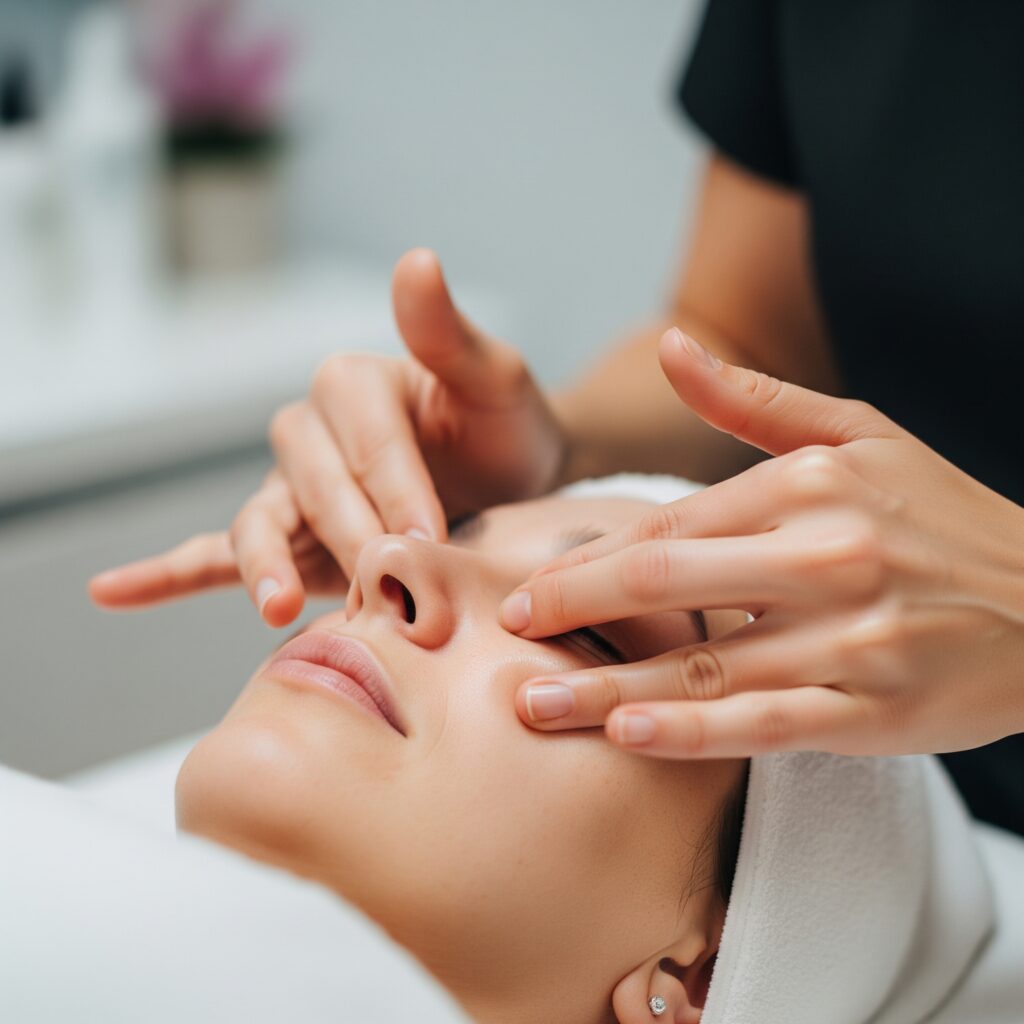Qué técnicas se utilizan en el masaje facial antiarrugas